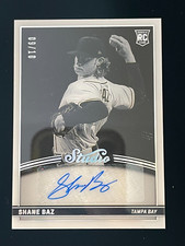 2022 Panini Chronicles Studio Black Material Signatures #25 SHANE BAZ #'d 09/10