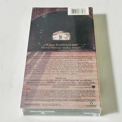The Bridges of Madison County - VHS - New / Sealed - Watermark - Clint Eastwood - Picture 7 of 7