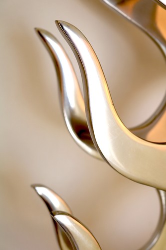 6 Estante Botella Vino de Mesa / de Suelo Aluminio Pulido Peculiar Único - Imagen 5 de 7