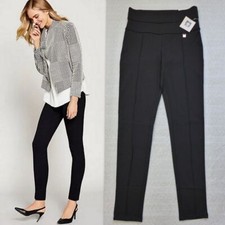 ANNE KLEIN High Rise Slim Leg Pullover Ponte Pants