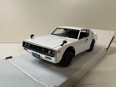 Nissan Skyline 2000GT-R (KGGC110) 1973, Maisto Modell Modellauto 1:24 weiß - Bild 1 von 4