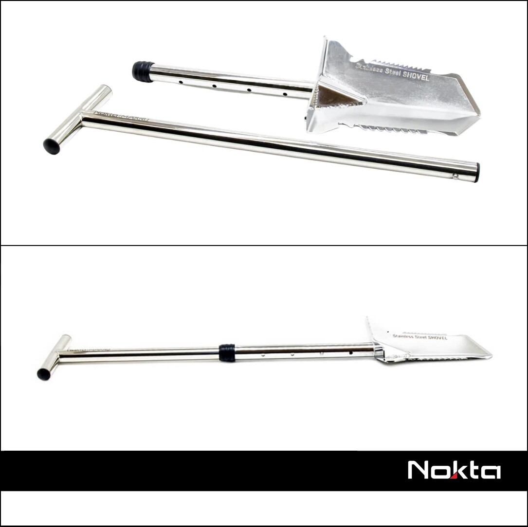 PALA SCAVO ACCIAIO REGOLABILE METALLO METAL DETECTOR PREMIUM SHOVEL NOKTA MAKRO