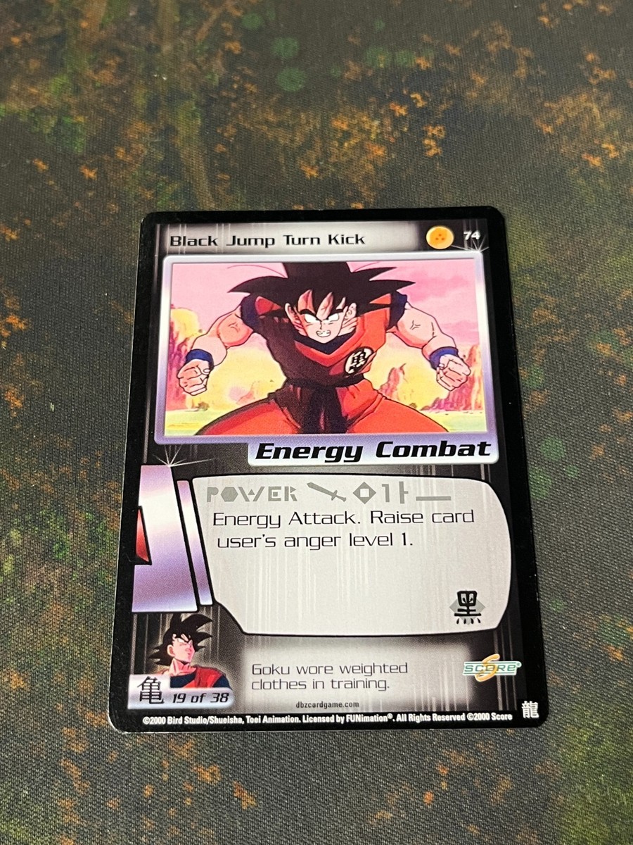 Black Jump Turn Kick - Dragon Ball Z DBZ CCG Score Card Nice! | eBay