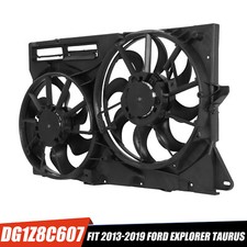 Ac Radiator Cooling Dual Fan For 2013-2019 Ford Explorer Taurus Dg1z8c607 621564