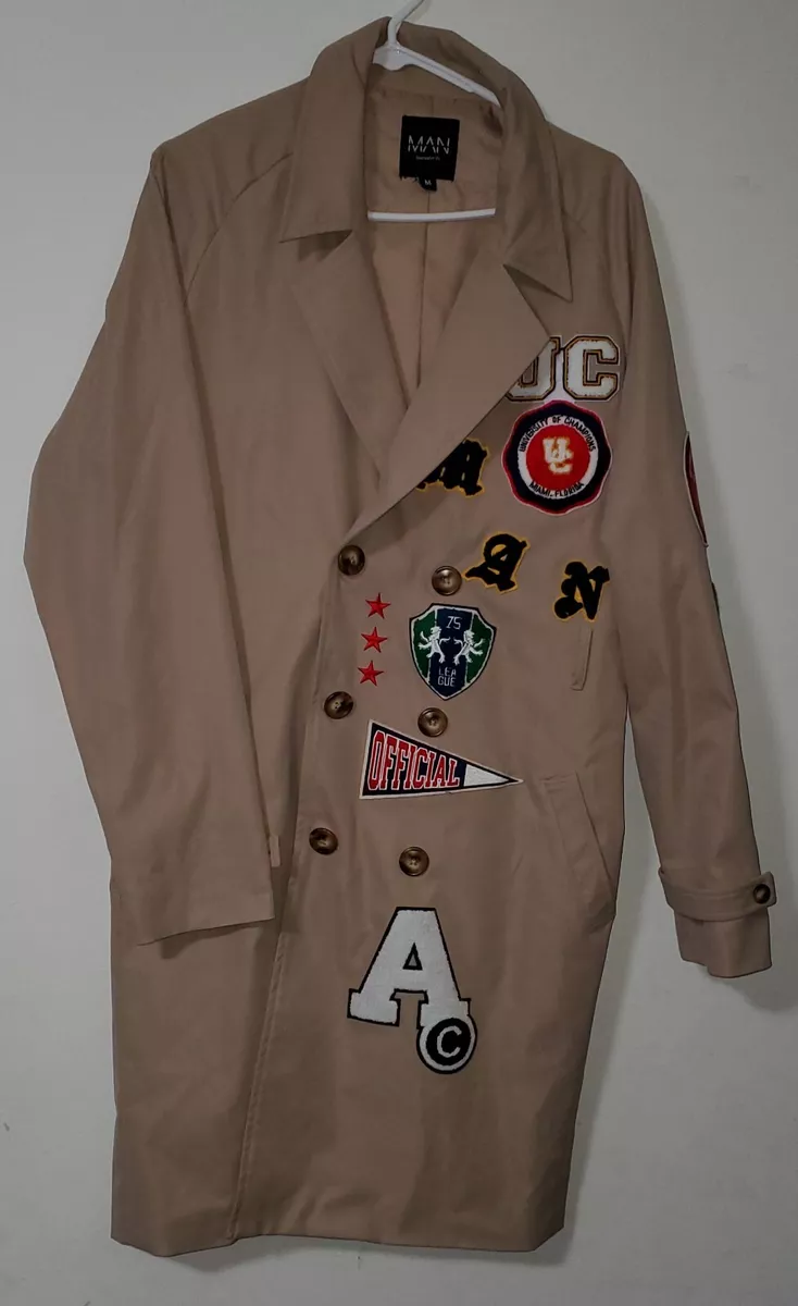 Varsity trench coat sale