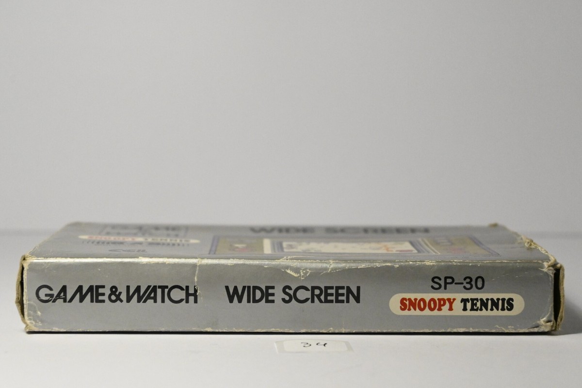 Vintage Boxed Nintendo Game And Watch Snoopy Tennis CGL Game 1982