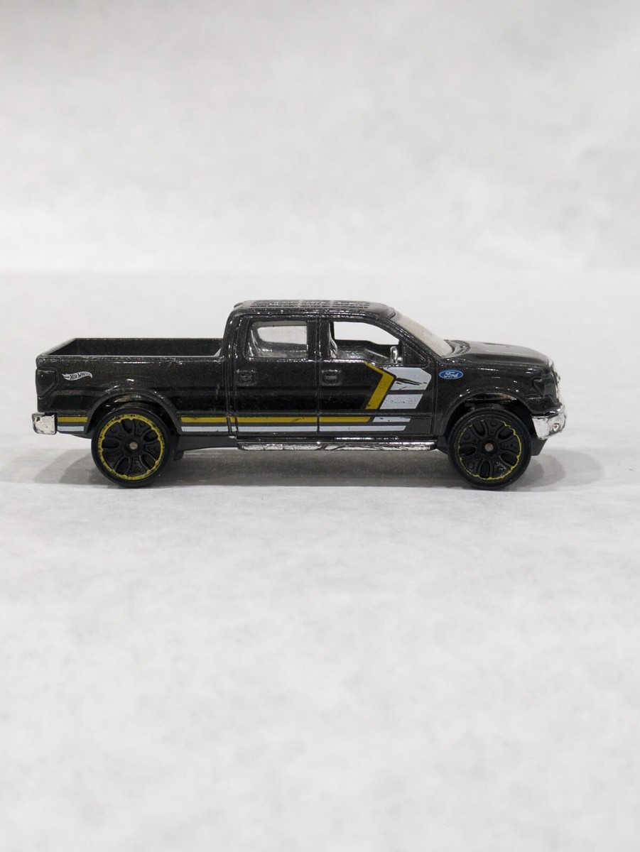 2012 Mattel Hot Wheels 2009 Ford F-150 Black And Chrome Crew Cab