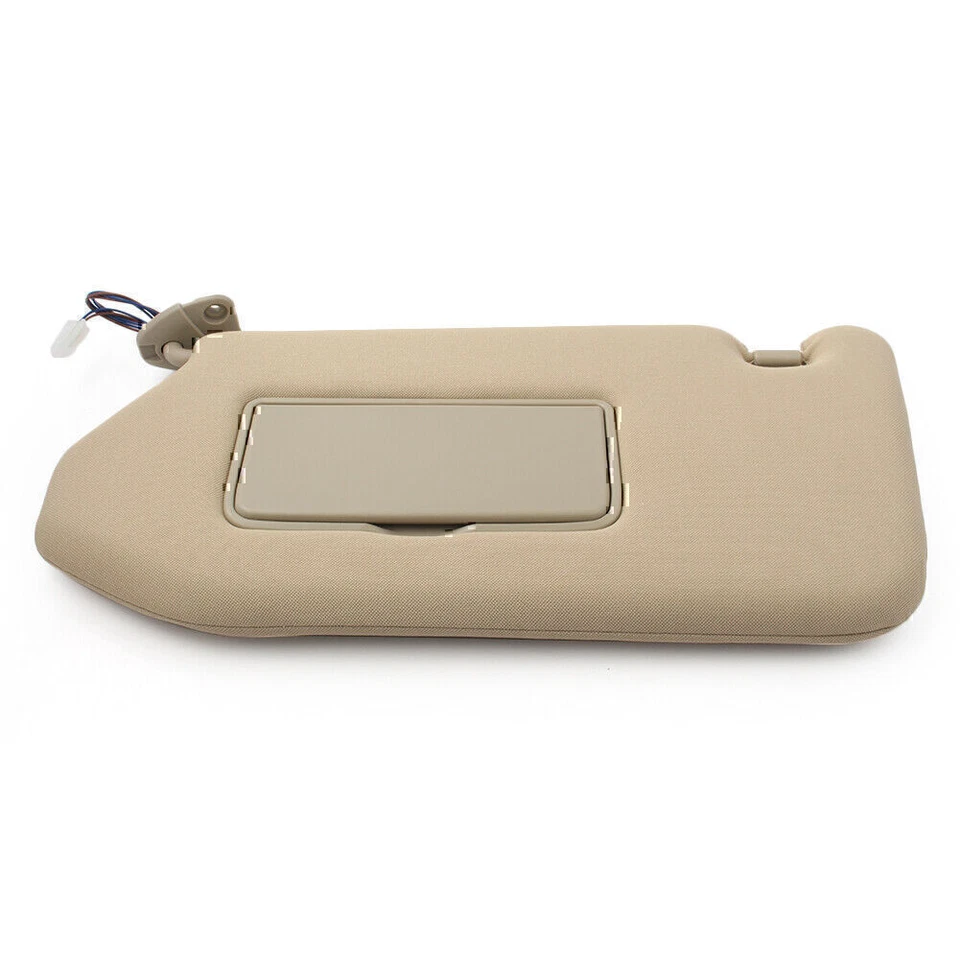 Left Tan Sun Visor with Light for 2013-2018 Pathfinder 2014-2017 Infiniti QX60 Foto 3 de 4