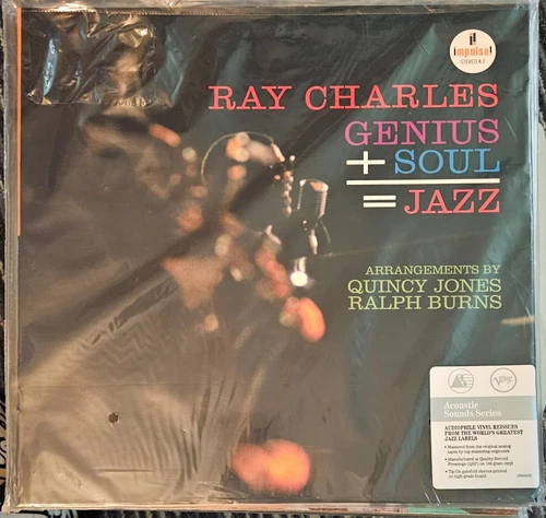 Genius + Soul = Jazz by Charles, Ray (Record, 2021) FACTORY SEALED