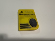 PlayStation 2 Yellow Memory Card 8mb Nyko Brand