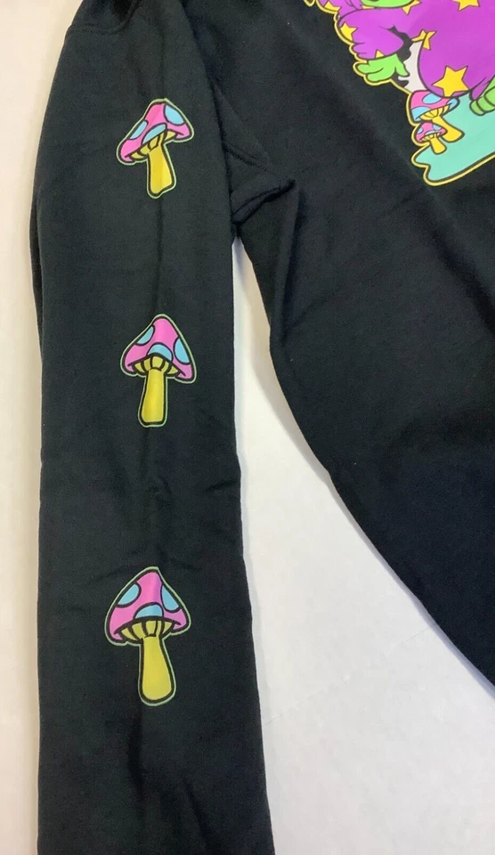 Sudadera con Capucha ALAB, Adulto Grande, Negra, Alien One Trip At A Time Foto 2 de 4