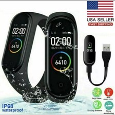 M4 Smart Watch Band Blood Pressure Bracelet Wristband Fitness Tracker Heart Rate