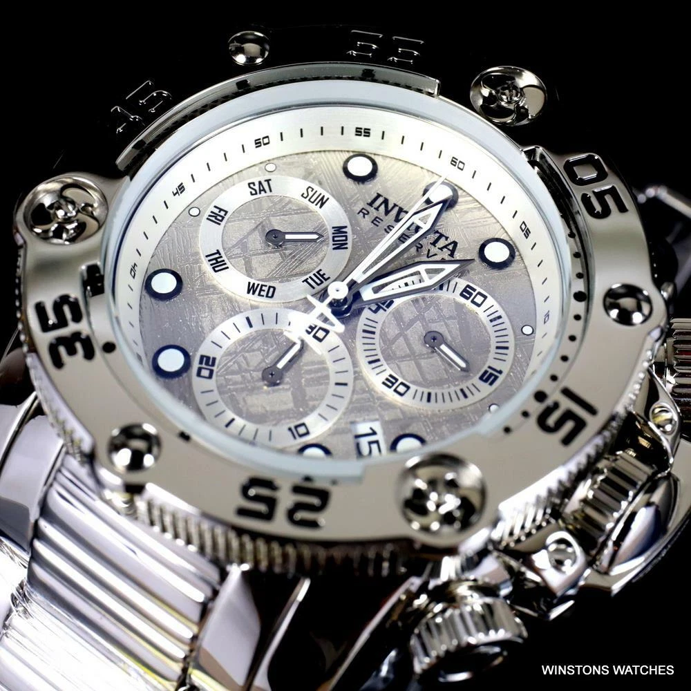 Invicta Reserve Sea Hunter Propeller Meteorite High Polish Swiss