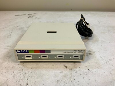 MCCI 3201 Enhanced USB Type-C Connection Exerciser White Gray 4-Ports ...