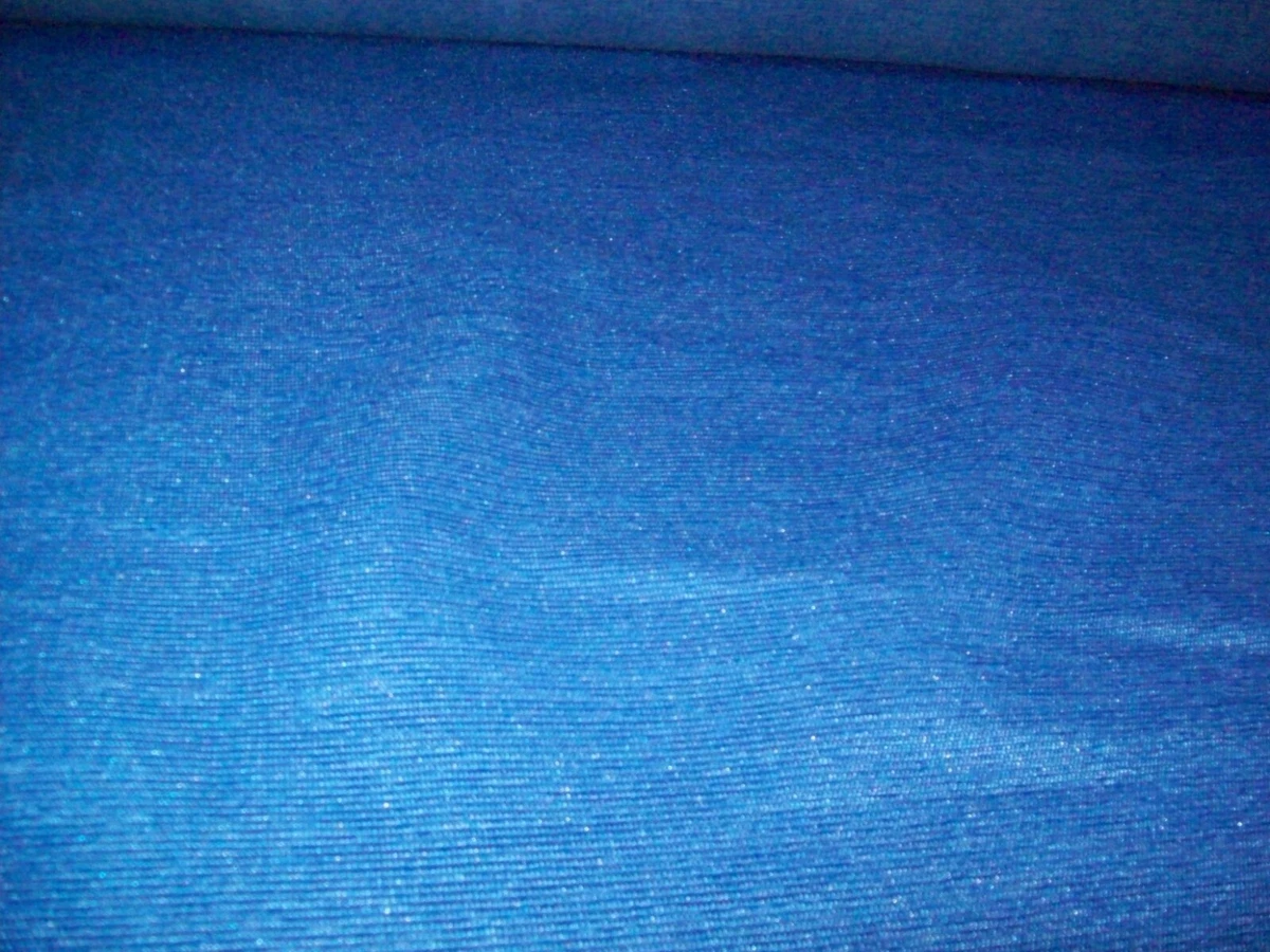Cobalt Blue Upholstery Fabric Material Antiques velvet feel D  - 1.3m