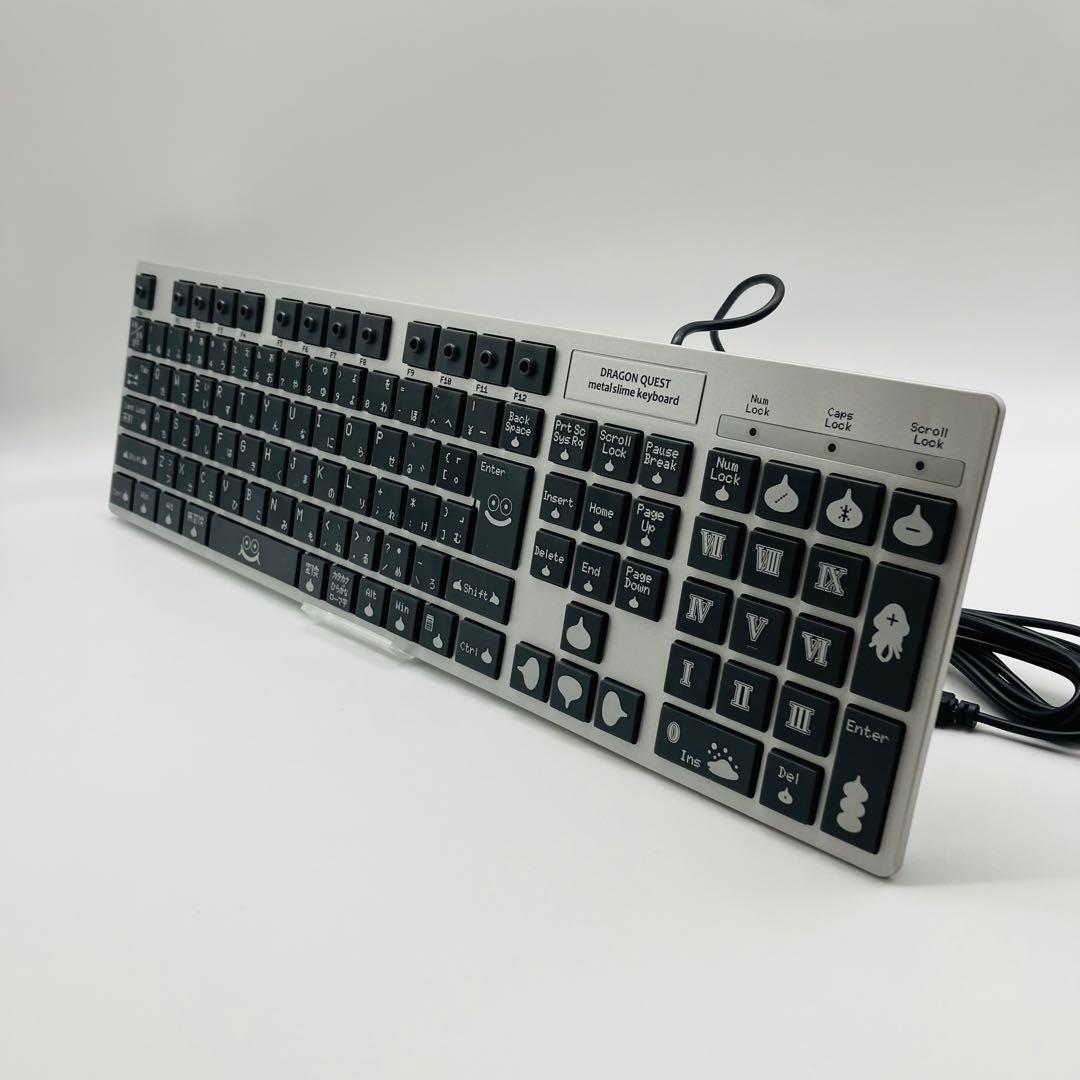 HORI キーボード HWI-52 Nintendo Dragon Quest X Metal Slime Keyboard Silver HWI-52