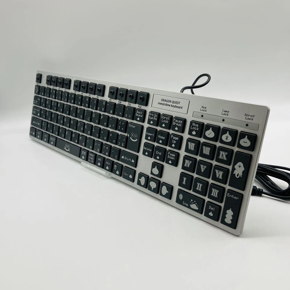 "Nintendo Dragon Quest X Metal Slime Keyboard Silver HWI-52 Wii U/PC HORI" - Image 4 of 4