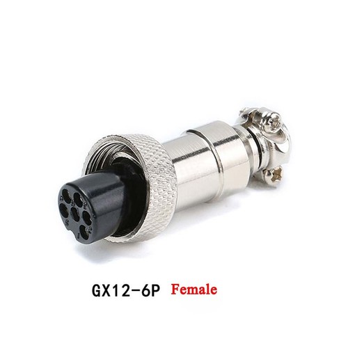 GX12-2/3/4/5/6Pin 12mm Male/Female Panel Metal Aviation Plug Socket Connector - Picture 18 of 18