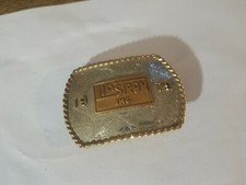 1979 VINTAGE Lidstrom Inc. BELT BUCKLE HD 3x2.25