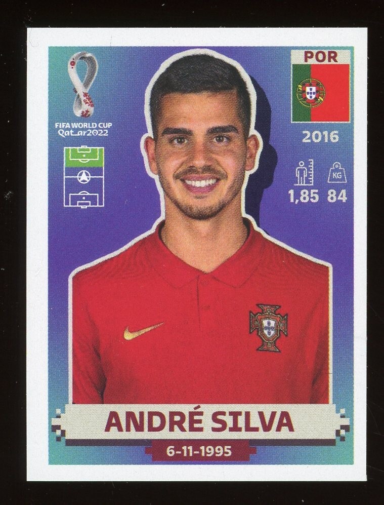 2022 Fifa World Cup Panini Sticker Qatar ANDRE SILVA Portugal