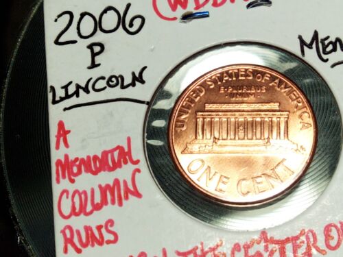Mint Error Coin Lincoln 1c Cent Penny 2006 p DDR - Picture 7 of 10