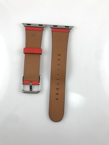 Original authentique Apple Watch boucle classique bracelet en cuir 40 mm 38 mm 41 mm S10 42 mm - Photo 60 sur 120