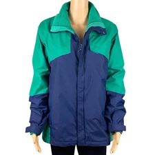 Columbia boys Bugaboo II green and blue Interchange 3 in 1 coat Size XL VGUC