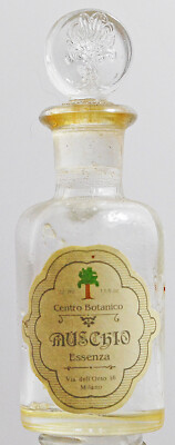 Vintage Muschio Perfume Milano Centro Botanico Essenza Bottle 1.1 fl oz