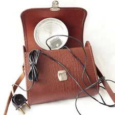 Vintage 60-70s Chaika Soviet USSR Russian Photo Camera Round Flash Чайка Seagull