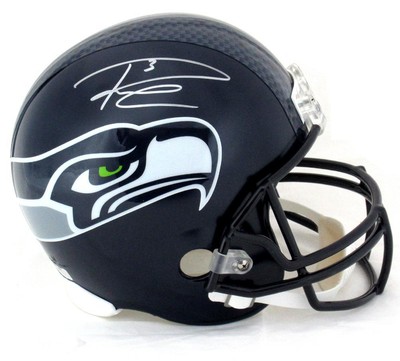 russell wilson signed helmet