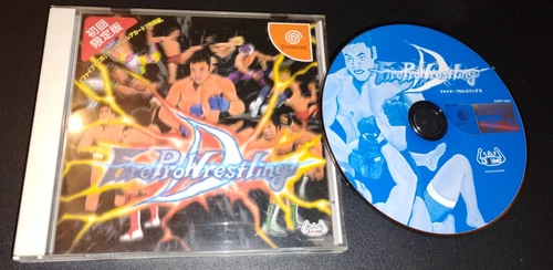 Fire Pro Wrestling D for Dreamcast Japan Import Mint Disc CIB With Trading Card