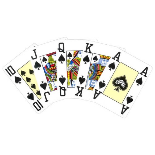 Copag 4 corner Jumbo Index Rosso Dietro Bianco Box Plastica Poker Playing Nuova - Foto 4 di 4