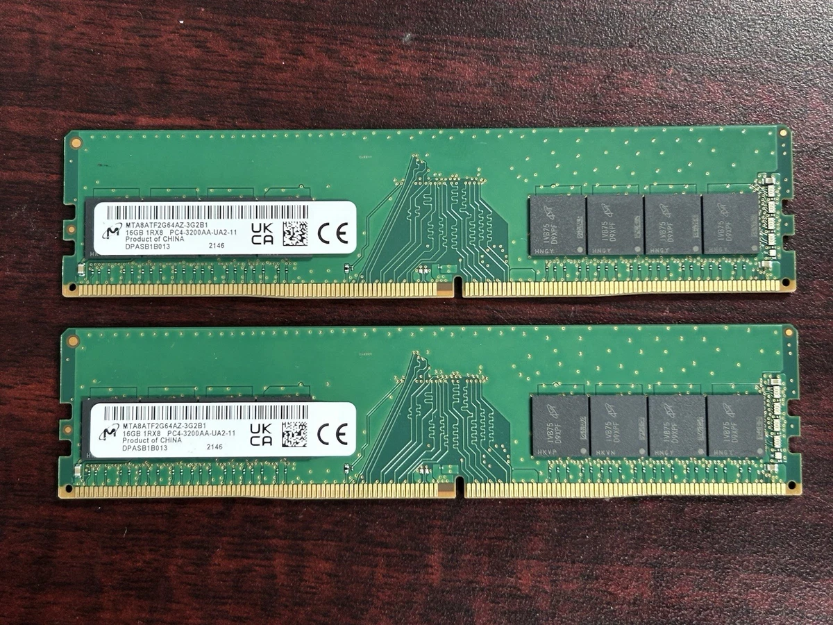 Micron DDR4 SDRAM 32 GB Total Capacity Memory (RAM) for sale | eBay