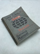 Libro manual de reparación de taller de fábrica Geo Chevrolet Tracker 1989 SKU17