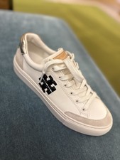 Tory Burch Color Block Sneakers, White / Gold / Calcare, Retail 275