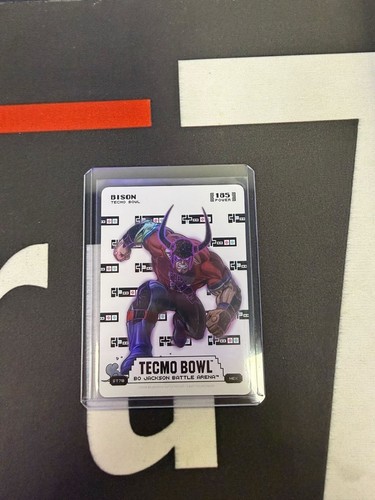 2026 BO JACKSON BATTLE ARENA TECMO BOWL BISON (JOSH ALLEN) SORE THUMB HEX SSP
