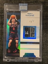2024-25 Eminence NIKOLA VUCEVIC GAME USED Laundry Tag CHICAGO BULLS #LT-VUC  1/1