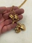 VINTAGE JOAN RIVERS HEART AND MOON NECKLACE — photo 9