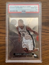 2012 Panini Totally Certified Kawhi Leonard #11 RC Rookie Card PSA 10. rookie card picture