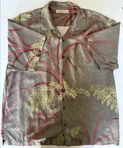 Chemise hawaïenne homme Tommy Bahamas XL 100% soie - Photo 1/3