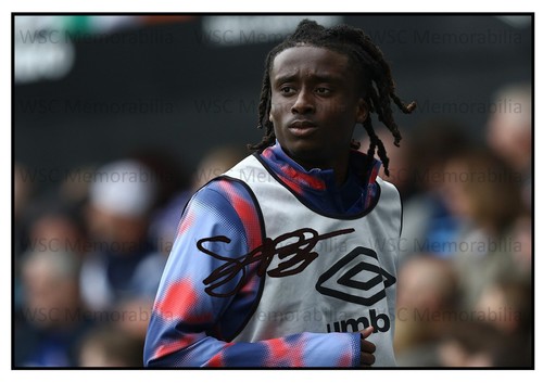 11181. Somto Boniface Signed Pictures (A4 Prints) Ipswich Town Chelsea