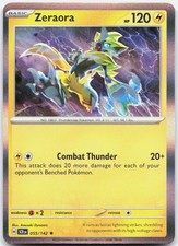 Zeraora 055/142 Rare Stellar Crown Pokemon Holo Near Mint