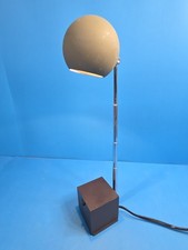 Lightolier Lytegem Desk Lamp Michael Lax MCM Telescopic Brown Beige Sable