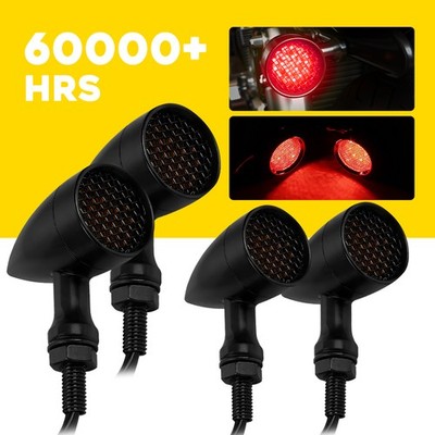 4X Motorcycle LED Turn Signals Blinker Light For Harley Sportster XL 1200 883