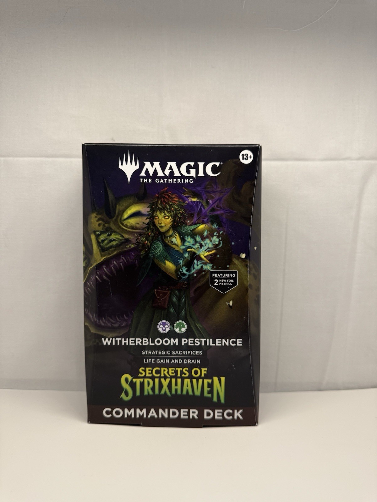 Witherbloom Pestilence Commander Deck Secrets of Strixhaven Sealed English MTG