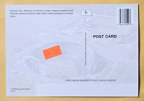 Postcard MO: Football Stadium, Kansas City - Picture 2 of 2