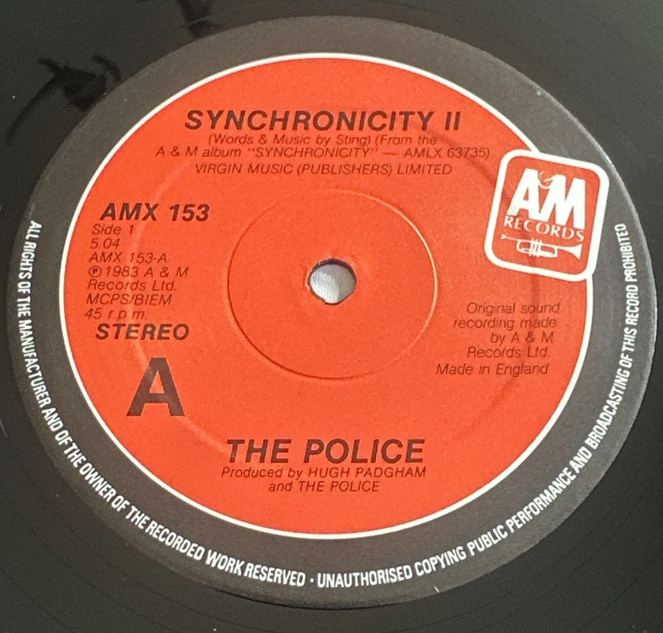 The Police - Synchronicity II - 12” Vinyl Record Single EX / EX - Image 4 of 4