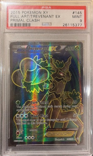 Trevenant-EX graded PSA 9 for sale on eBay