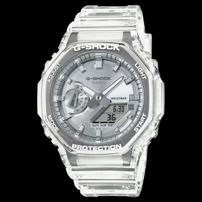 Casio GA2100BM-7A8 G-Shock 2100 Series Analog Digital Silver Dial Resin Watch