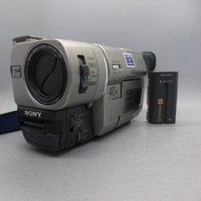 Sony Handycam CCD-TRV37E Handheld Video8 XR Camcorder Silver Tested